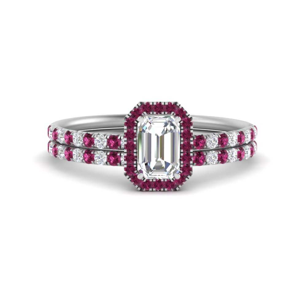 emerald-cut-pink-sapphire-halo-wedding-ring-set-in-white-gold-FD8523EMGSADRPI-NL-WG