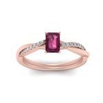Load image into Gallery viewer, emerald-cut-pink-sapphire-simple-engagement-ring-in-rose-gold-FD8253EMRGSADRPI-NL-RG-GS.jpg
