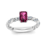 Load image into Gallery viewer, emerald-cut-pink-sapphire-twisted-engagement-ring-in-white-gold-FD9127EMRGPS-NL-WG-GS.jpg
