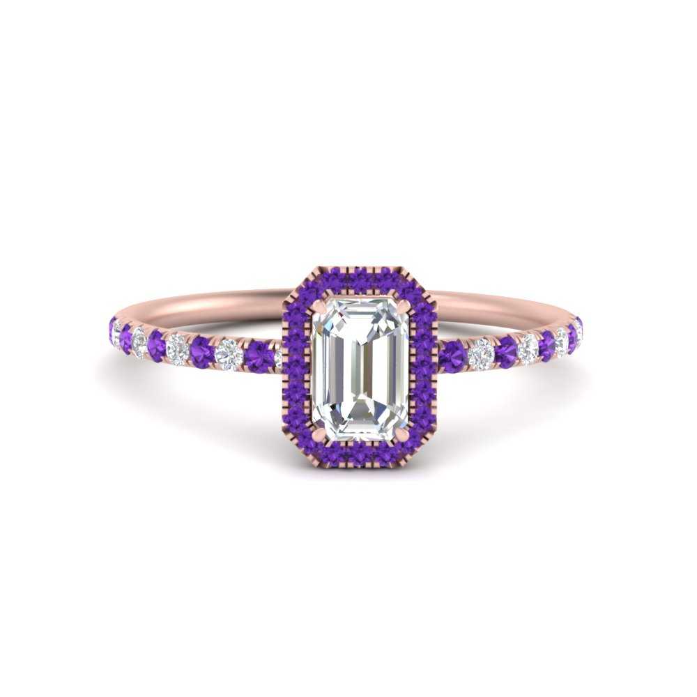 emerald-cut-purple-topaz-halo-petite-engagement-ring-in-rose-gold-FD8523EMRGVITOANGLE3-NL-RG