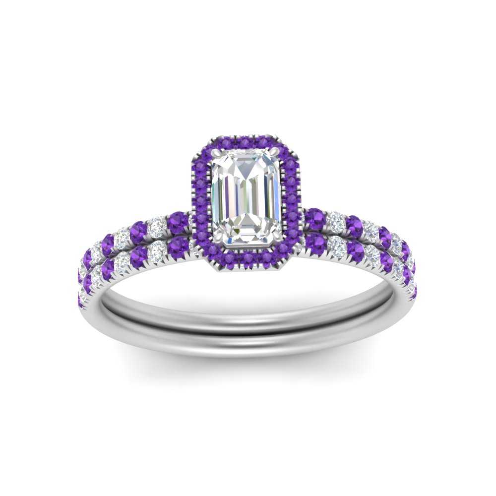 emerald-cut-purple-topaz-halo-wedding-ring-set-in-white-gold-FD8523EMGVITO-NL-WG