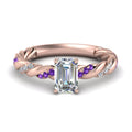 Thumbnail 52 - emerald-cut-purple-topaz-twisted-vine-engagement-ring-in-rose-gold-FD9127EMRGVITO-NL-RG