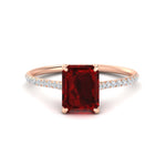 Load image into Gallery viewer, emerald-cut-red-ruby-under-halo-wedding-ring-with-diamond-in-rose-gold-FD9788EMRGRUDR-NL-RG.jpg
