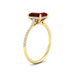 Load image into Gallery viewer, emerald-cut-red-ruby-under-halo-wedding-ring-with-diamond-in-yellow-gold-FD9788EMRGRUDR-NL-YG.jpg
