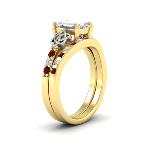 emerald-cut-ruby-celtic-two-tone-bridal-matching-set-in-yellow-gold-fdens2255emgrudrangle2-nl-yg-ws4.jpg