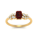 Load image into Gallery viewer, emerald-cut-ruby-cluster-ring-in-yellow-gold-FDENS3110EMRGRUDR-NL-YG.jpg
