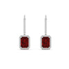 Load image into Gallery viewer, emerald-cut-ruby-halo-lever-back-2-ct-diamond-earring-in-white-gold-FD-EAR11235EMGRUDRANGLE1-2.00CT-NL-WG.jpg