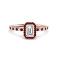 Thumbnail 21 - emerald-cut-ruby-halo-petite-engagement-ring-in-rose-gold-FD8523EMRGRUDRANGLE3-NL-RG