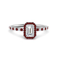 Thumbnail 57 - emerald-cut-ruby-halo-petite-engagement-ring-in-white-gold-FD8523EMRGRUDRANGLE3-NL-WG