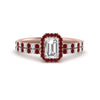 Load image into Gallery viewer, emerald-cut-ruby-halo-wedding-ring-set-in-rose-gold-FD8523EMGRUDR-NL-RG
