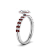 Load image into Gallery viewer, emerald-cut-ruby-halo-wedding-ring-set-in-white-gold-FD8523EMGRUDR-NL-WG