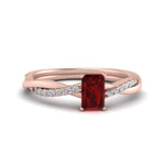 Load image into Gallery viewer, emerald-cut-ruby-simple-engagement-ring-in-rose-gold-FD8253EMRGRUDR-NL-RG-GS.jpg
