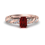 Load image into Gallery viewer, emerald-cut-ruby-twisted-engagement-ring-in-rose-gold-FD9127EMRGRD-NL-RG-GS.jpg
