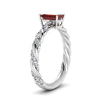 Load image into Gallery viewer, emerald-cut-ruby-twisted-engagement-ring-in-white-gold-FD9127EMRGRD-NL-WG-GS.jpg
