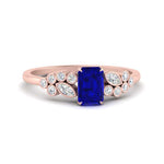 Load image into Gallery viewer, emerald-cut-sapphire-cluster-ring-in-rose-gold-FDENS3110EMRGSABL-NL-RG.jpg
