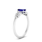 Load image into Gallery viewer, emerald-cut-sapphire-cluster-ring-in-white-gold-FDENS3110EMRGSABL-NL-WG.jpg
