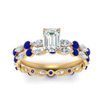 Load image into Gallery viewer, emerald-cut-sapphire-floating-marquise-accent-ring-with-eternity-wedding-band-in-yellow-gold-FDEWB9398EMGSABLANGLE5-NL-YG_62f932f0-4c54-490d-9eaa-0777c7331397.jpg?v=1758802076
