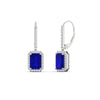 Load image into Gallery viewer, emerald-cut-sapphire-halo-lever-back-2-ct-diamond-earring-in-white-gold-FD-EAR11235EMGSABLANGLE1-2.00CT-NL-WG.jpg