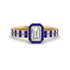 Load image into Gallery viewer, emerald-cut-sapphire-halo-wedding-ring-set-in-yellow-gold-FD8523EMGSABL-NL-YG