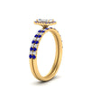 Load image into Gallery viewer, emerald-cut-sapphire-halo-wedding-ring-set-in-yellow-gold-FD8523EMGSABL-NL-YG
