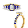 Load image into Gallery viewer, emerald-cut-sapphire-halo-wedding-ring-set-in-yellow-gold-FD8523EMGSABL-NL-YG
