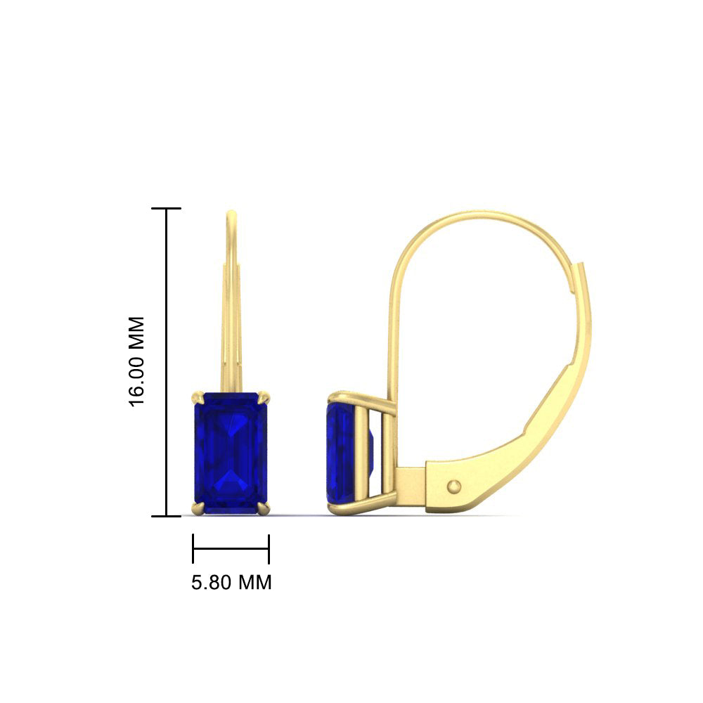 emerald-cut-sapphire-leverback-3-ct.-solitaire-earrings-in-yellow-gold-FDEAR-9225EMGSABL-3.00 CT-NL-YG