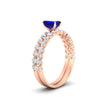 Load image into Gallery viewer, emerald-cut-sapphire-single-prong-diamond-bridal-rings-set-in-FDENS3023EMGSABL-NL-RG-GS