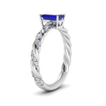 Load image into Gallery viewer, emerald-cut-sapphire-twisted-engagement-ring-in-white-gold-FD9127EMRGBS-NL-WG-GS.jpg
