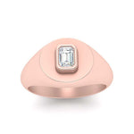 Load image into Gallery viewer, Emerald Cut Signet Ring
