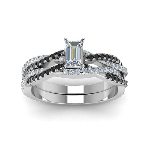 emerald-cut-simple-twisted-vine-bridal-ring-sets-with-black-diamond-in-950-Platinum-FD8233EMGBLACK-NL-WG
