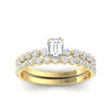 Load image into Gallery viewer, emerald-cut-single-prong-diamond-bridal-rings-set-in-FDENS3023EM-NL-YG-GS