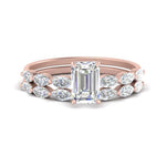 Load image into Gallery viewer, emerald-cut-single-prong-marquise-diamond-engagement-ring-and-band-in-FD9939EM-NL-RG
