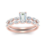Load image into Gallery viewer, emerald-cut-single-prong-marquise-diamond-engagement-ring-and-band-in-FD9939EM-NL-RG
