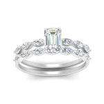 Load image into Gallery viewer, emerald-cut-single-prong-marquise-diamond-engagement-ring-and-band-in-FD9939EM-NL-WG

