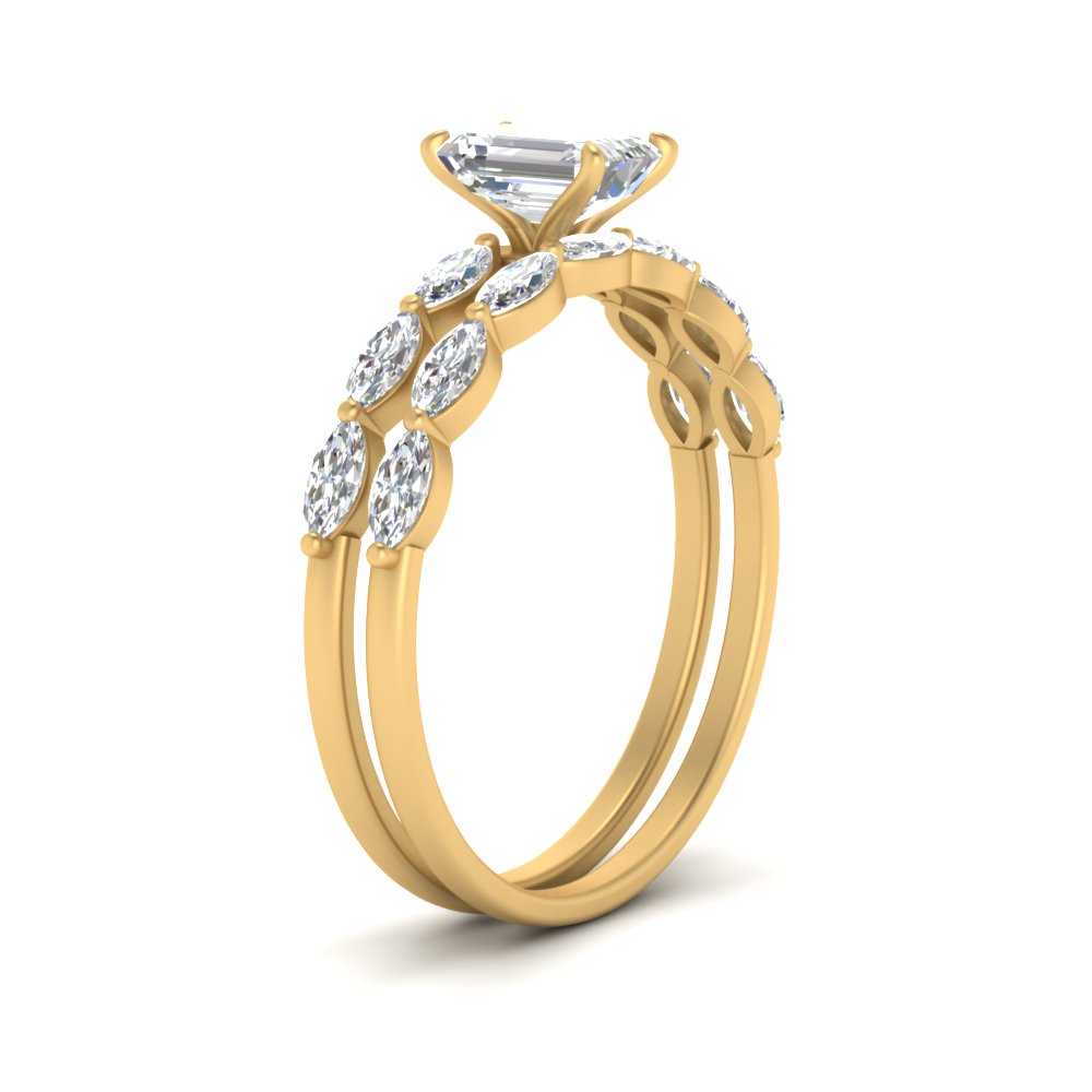 emerald-cut-single-prong-marquise-diamond-engagement-ring-and-band-in-FD9939EM-NL-YG