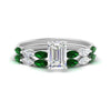 Load image into Gallery viewer, emerald-cut-single-prong-marquise-emerald-engagement-ring-and-band-in-FD9939EMGEMGR-NL-WG