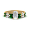 Load image into Gallery viewer, emerald-cut-single-prong-marquise-emerald-engagement-ring-and-band-in-FD9939EMGEMGR-NL-YG