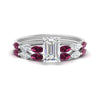 Load image into Gallery viewer, emerald-cut-single-prong-marquise-pink-sapphire-engagement-ring-and-band-in-FD9939EMGSADRPI-NL-WG