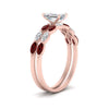Load image into Gallery viewer, emerald-cut-single-prong-marquise-ruby-engagement-ring-and-band-in-FD9939EMGRUDR-NL-RG