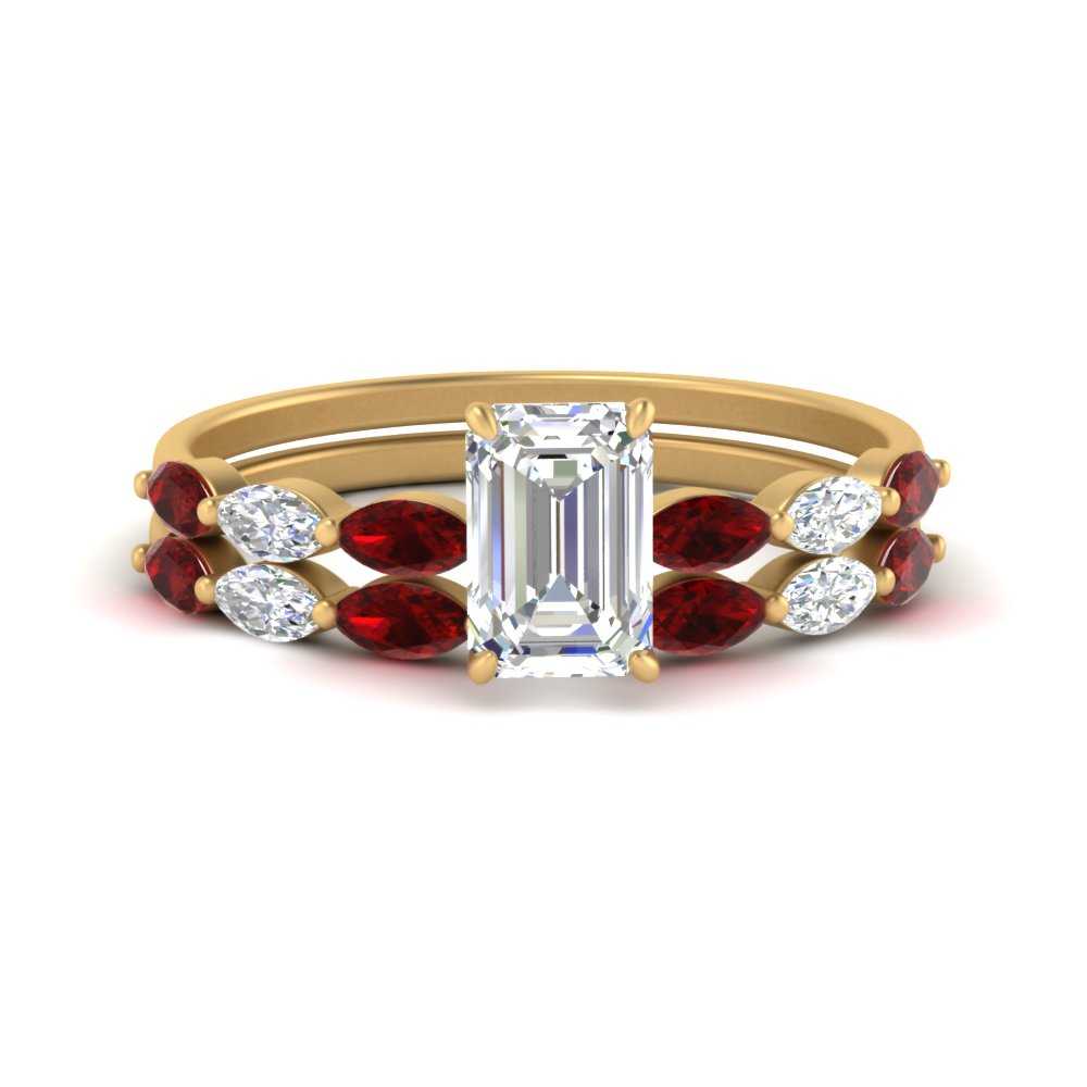 emerald-cut-single-prong-marquise-ruby-engagement-ring-and-band-in-FD9939EMGRUDR-NL-YG
