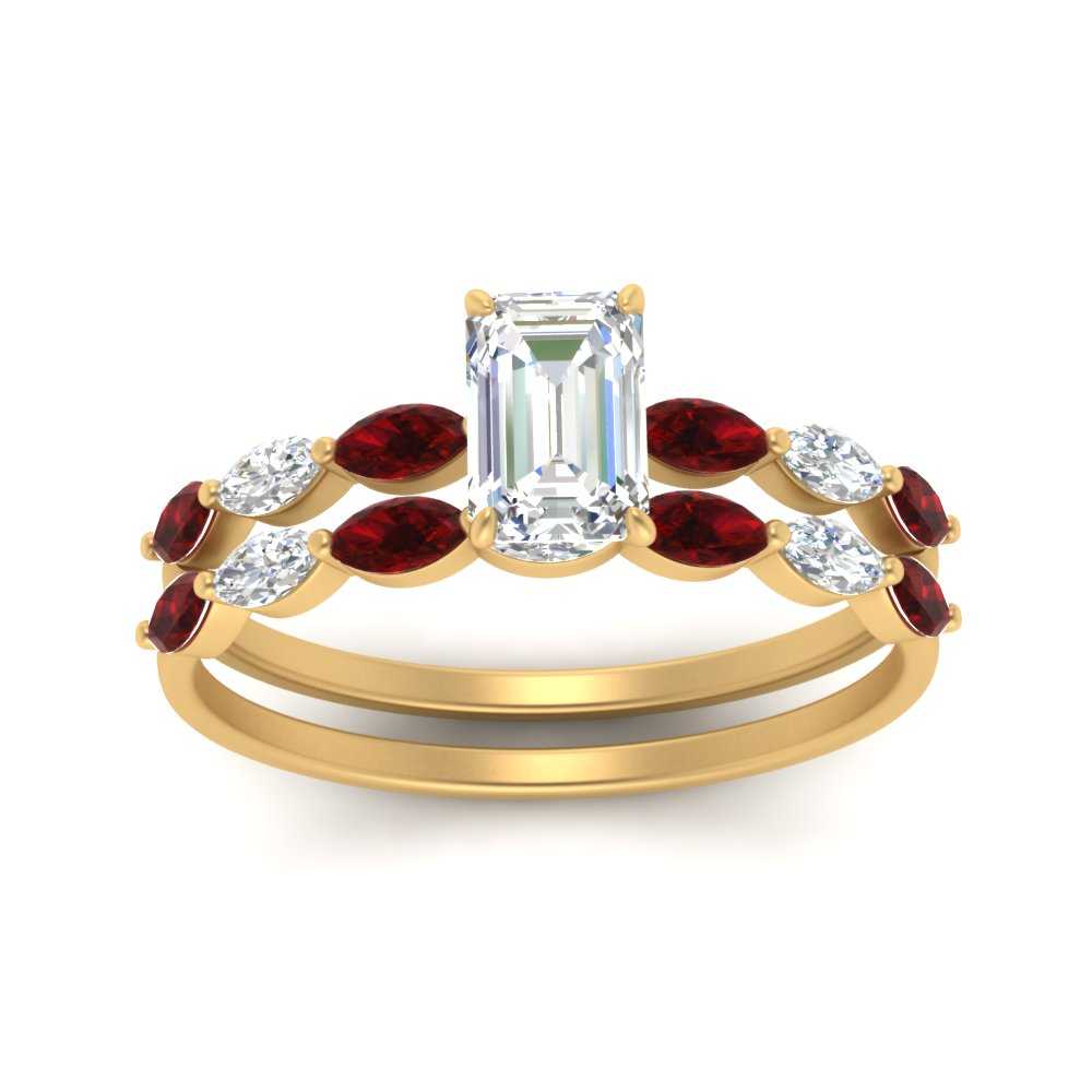 emerald-cut-single-prong-marquise-ruby-engagement-ring-and-band-in-FD9939EMGRUDR-NL-YG