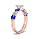 Load image into Gallery viewer, emerald-cut-single-prong-marquise-sapphire-engagement-ring-and-band-in-FD9939EMGSABL-NL-RG
