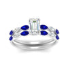 Load image into Gallery viewer, emerald-cut-single-prong-marquise-sapphire-engagement-ring-and-band-in-FD9939EMGSABL-NL-WG