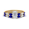 Load image into Gallery viewer, emerald-cut-single-prong-marquise-sapphire-engagement-ring-and-band-in-FD9939EMGSABL-NL-YG