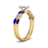 Load image into Gallery viewer, emerald-cut-single-prong-marquise-sapphire-engagement-ring-and-band-in-FD9939EMGSABL-NL-YG