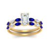 Load image into Gallery viewer, emerald-cut-single-prong-marquise-sapphire-engagement-ring-and-band-in-FD9939EMGSABL-NL-YG