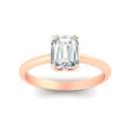 Thumbnail 12 - Cathedral Emerald Cut Solitaire Ring
