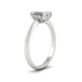 Thumbnail 3 - Cathedral Emerald Cut Solitaire Ring