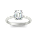 Thumbnail 2 - Cathedral Emerald Cut Solitaire Ring