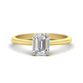 Thumbnail 6 - Cathedral Emerald Cut Solitaire Ring